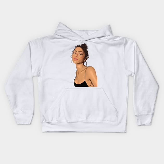 Zendaya in hoodie store